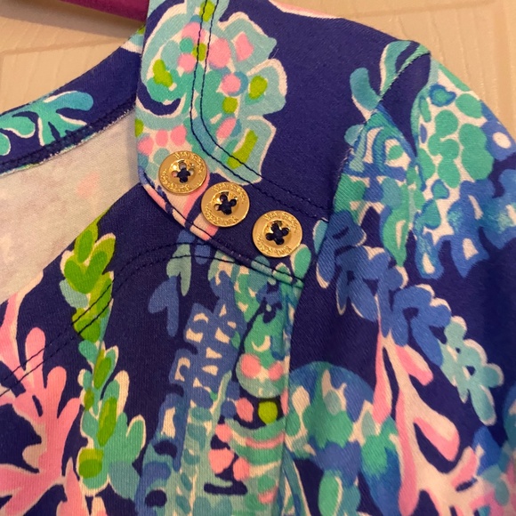 Lilly Pulitzer Turtle Villa Dress Size small - Picture 3 of 4
